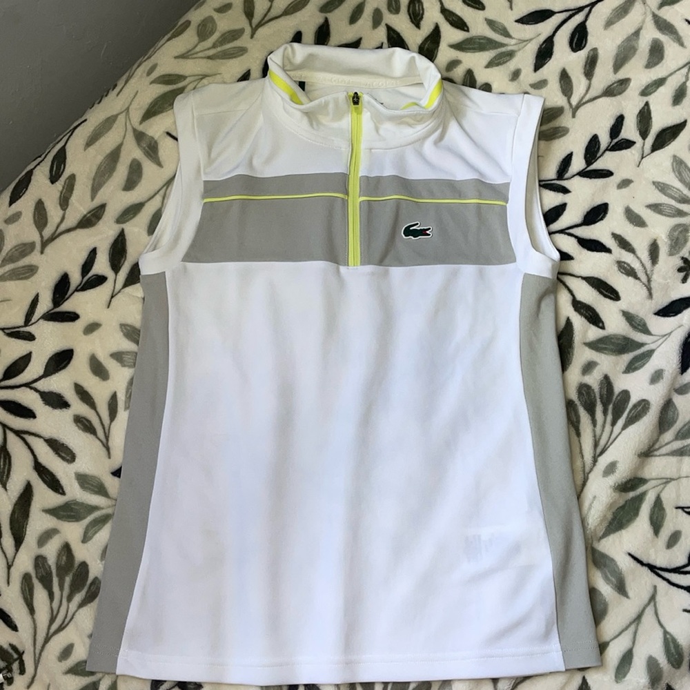 Lacoste Women's Ripstop Piqué Tennis Polo - White